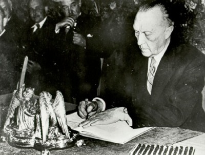 Unterzeichnung des Grundgesetzes am 23. Mai 1949